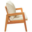 vidaXL Kerti pad Olaj Természetes 115 x 65 x 71 cm Tömör Akácfa
