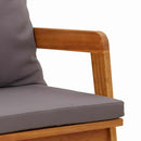 vidaXL Kerti pad Olaj Természetes 115 x 65 x 71 cm Tömör Akácfa