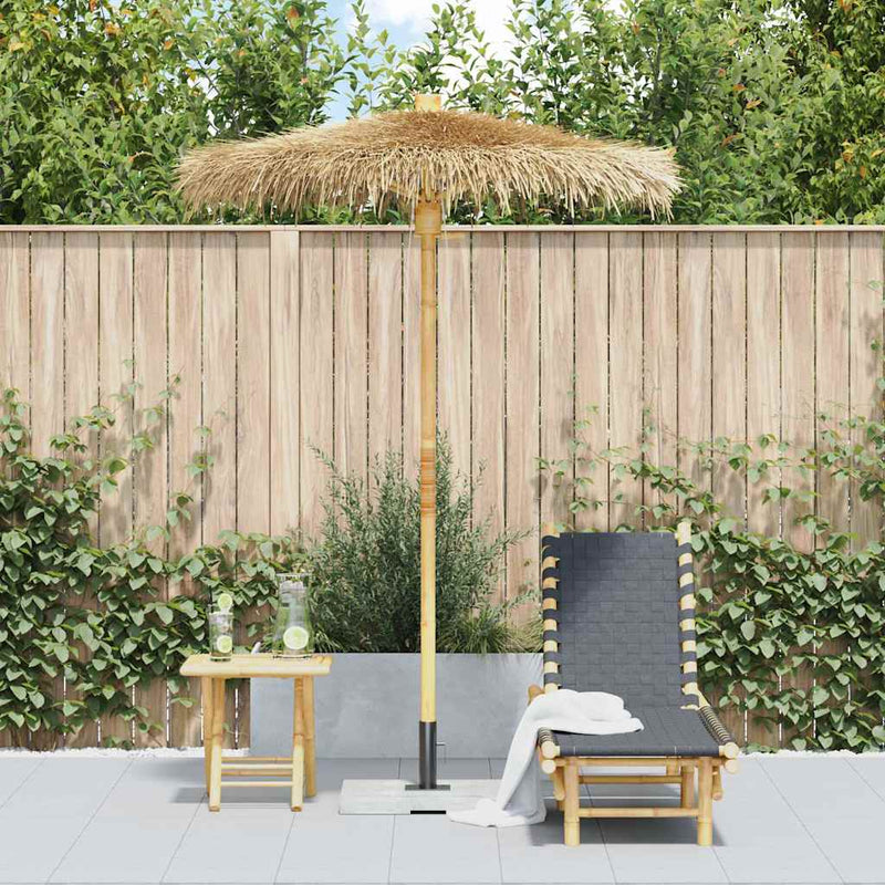 vidaXL bambusz tiki esernyő banánlevél ernyővel 150 cm