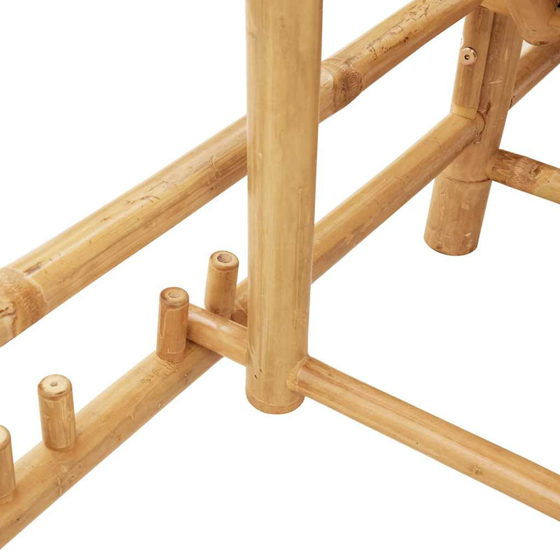 vidaXL bambusz napozóágy 55x199x30 cm