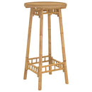 vidaXL 3 részes bambusz kültéri bárszett összecsukható