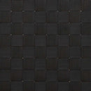 vidaXL fekete szövött bambusz napozóágy 55 x 200 x 30 cm