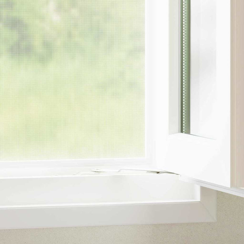 vidaXL Rovarháló Fehér 100 x 500 cm Acél