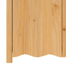 vidaXL Széf Drammen Tölgy színű 79 x 43 x 75.5 cm Tömör fenyőfa