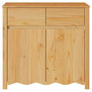 vidaXL Széf Drammen Tölgy színű 79 x 43 x 75.5 cm Tömör fenyőfa