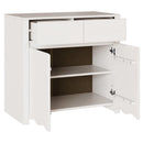 vidaXL Széf fiókkal Drammen Fehér 79 x 43 x 75.5 cm Tömör fenyőfa