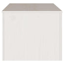 vidaXL Dohányzóasztal Drammen Fehér 99 x 55 x 45 cm Tömör fenyőfa