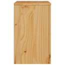 vidaXL Éjjeliszekrény Drammen Tölgyszínű 45 x 35 x 56 cm Tömör fenyőfa