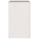 vidaXL Éjjeliszekrény Drammen Fehér 45 x 35 x 56 cm Tömör fenyőfa