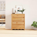 vidaXL Fiókos szekrény fiókkal Drammen Tölgyszínű 76.5 x 40 x 91 cm