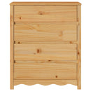 vidaXL Fiókos szekrény fiókkal Drammen Tölgy színű 76,5 x 40 x 91 cm