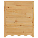 vidaXL Fiókos szekrény fiókkal Drammen Tölgyszínű 76.5 x 40 x 91 cm