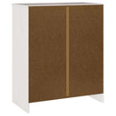 vidaXL Fiókos szekrény Drammen Fehér 76,5 x 40 x 91 cm Tömör fenyőfa