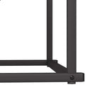 vidaXL fekete hidegen hengerelt acél tűzifatároló 70x43x34,5 cm
