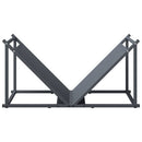 vidaXL antracitszürke hidegen hengerelt acél tűzifatároló 70x43x34,5cm