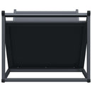 vidaXL antracitszürke hidegen hengerelt acél tűzifatároló 70x43x34,5cm