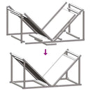 vidaXL antracitszürke hidegen hengerelt acél tűzifatároló 70x43x34,5cm