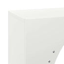 vidaXL fehér hidegen hengerelt acél tűzifatároló 50x23x100 cm