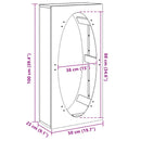 vidaXL antracitszürke hidegen hengerelt acél tűzifatároló 50x23x100 cm