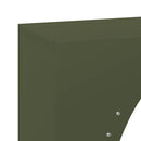 vidaXL olívazöld hidegen hengerelt acél tűzifatároló 50x23x100 cm