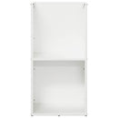 vidaXL fehér hidegen hengerelt acél tűzifatároló 40x30x80 cm