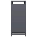 vidaXL antracitszürke hidegen hengerelt acél tűzifatároló 60x28x65 cm
