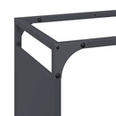 vidaXL antracitszürke hidegen hengerelt acél tűzifatároló 60x28x65 cm
