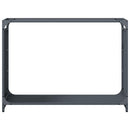 vidaXL antracitszürke hidegen hengerelt acél tűzifatároló 90x28x65 cm