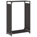 vidaXL fekete hidegen hengerelt acél tűzifatároló 60x28x90 cm