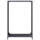 vidaXL antracitszürke hidegen hengerelt acél tűzifatároló 60x28x90 cm