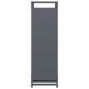 vidaXL antracitszürke hidegen hengerelt acél tűzifatároló 60x28x90 cm