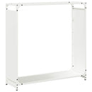 vidaXL fehér hidegen hengerelt acél tűzifatároló 90x28x90 cm