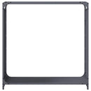 vidaXL antracitszürke hidegen hengerelt acél tűzifatároló 90x28x90 cm