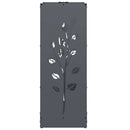 vidaXL antracitszürke hidegen hengerelt acél tűzifatároló 40x30x80 cm