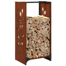 vidaXL tűzifa állvány 40x30x80 cm időjárásálló acélból