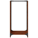 vidaXL tűzifa állvány 40x30x80 cm időjárásálló acélból