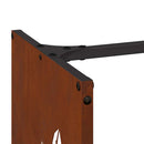 vidaXL tűzifa állvány 40x30x80 cm időjárásálló acélból