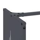 vidaXL antracitszürke hidegen hengerelt acél tűzifatároló 40x30x80 cm