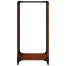 vidaXL tűzifa állvány 40x30x80 cm időjárásálló acélból