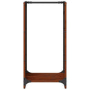 vidaXL tűzifa állvány 40x30x80 cm időjárásálló acélból