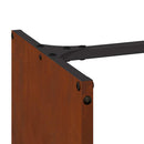 vidaXL tűzifa állvány 40x30x80 cm időjárásálló acélból