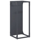 vidaXL antracitszürke hidegen hengerelt acél tűzifatároló 25x25x60 cm