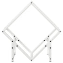 vidaXL fehér hidegen hengerelt acél tűzifatároló 50x25x50 cm