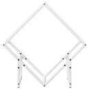 vidaXL fehér hidegen hengerelt acél tűzifatároló 60x25x60 cm