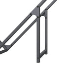 vidaXL antracitszürke hidegen hengerelt acél tűzifatároló 100x25x100cm