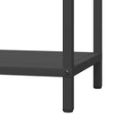 vidaXL fekete hidegen hengerelt acél tűzifatároló 40x25x60 cm