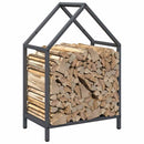 vidaXL antracitszürke hidegen hengerelt acél tűzifatároló 40x25x60 cm