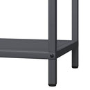 vidaXL antracitszürke hidegen hengerelt acél tűzifatároló 40x25x60 cm