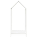 vidaXL fehér hidegen hengerelt acél tűzifatároló 40x25x90 cm