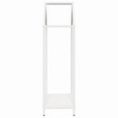 vidaXL fehér hidegen hengerelt acél tűzifatároló 40x25x90 cm